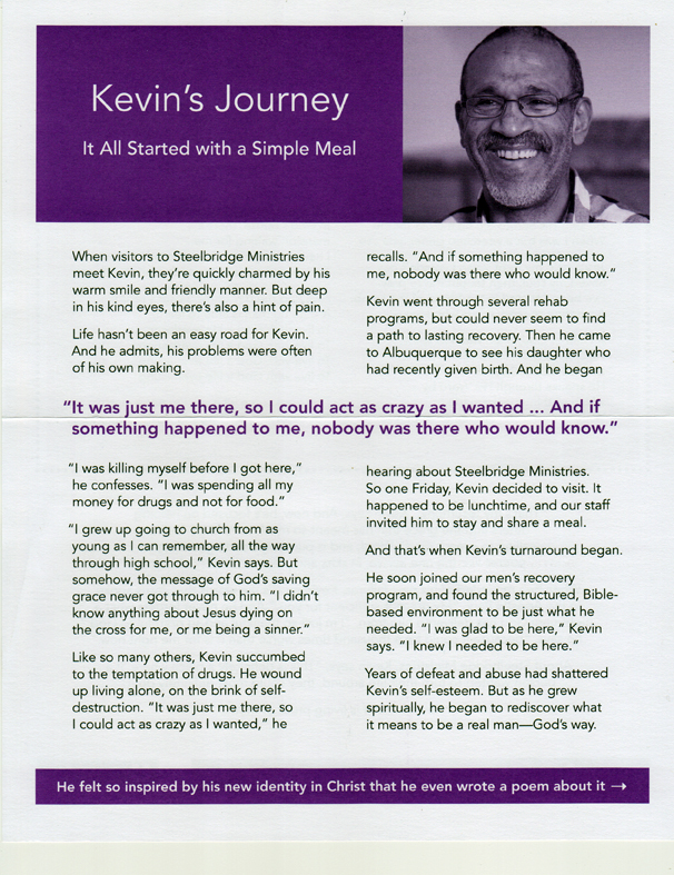 fundraising appeal letter front