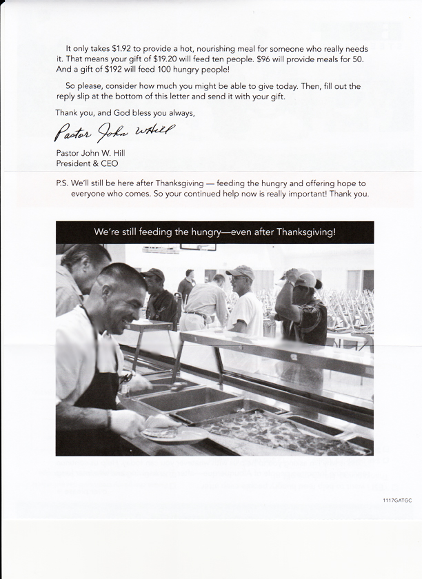 fundraising appeal letter back
